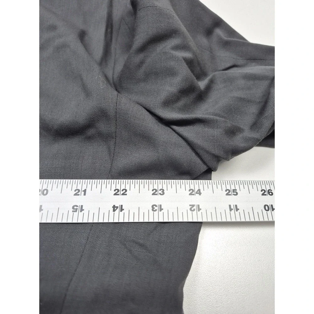 VTG Suit Mens 48 Gray Super 120s Wool 2 Piece 42x36 Business Wedding Canada NWT